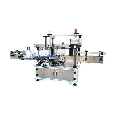 China Food Industry Insurance Two Sides Labeling Machine For Front Back Label Labeling Machine Both Sides for sale