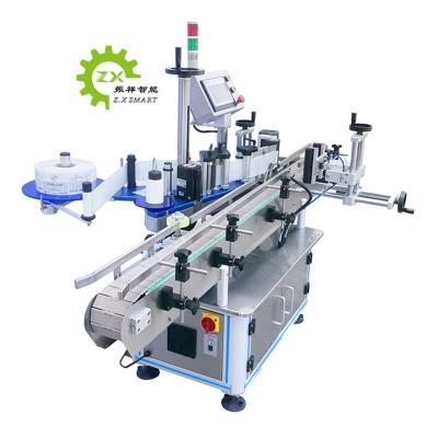 China Food China Supplier Two Face High Level HDPE Pot Garlic Sauce Labeling Machine for sale