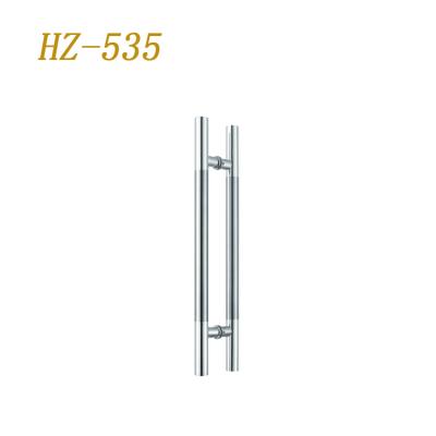 China cheap price 8-12mm glass fabrication H handle stainless steel polished finish glass door handle for sale