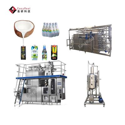 中国 Turnkey Solution of Young Green Coconut Water Machine Coconut Processor Equipment Coconut Milk Drink Machine 販売のため