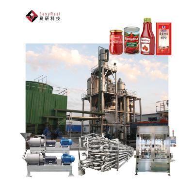 China Small Mini Scale Industrial Tomato Sauce Paste Ketchup Processing Machinery Plants Making Machine Unit en venta