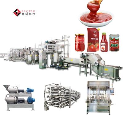 China Automatic Africa Tomato Paste Pulp Catchup Processing Machinery Making Machine for Making Tomato Sauce en venta