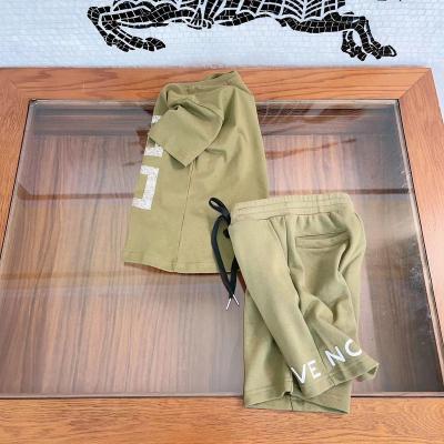 China High-end brand children's clothing 2-10T boy summer shorts casual set sport casual 2 pieces of suit for sale