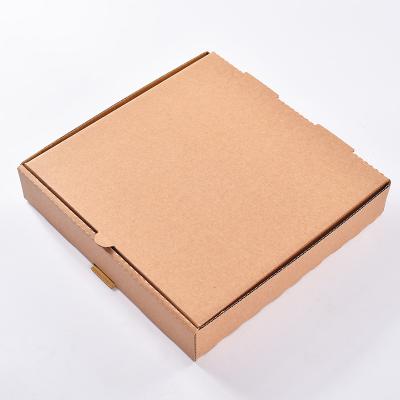 China Recycled Materials Cheap Wholesale Custom Paper Boxes Caixas Para Pizzas 7/10/12 Inch Pizza Paper Boxes for sale