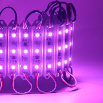 China LED Sign Advertising High Brightness 3 Chips 5050 RGB Led Module 12v Waterproof Accessible Pixel Led Light for sale