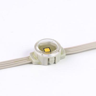 China Sign Board Pixel Belt Chain Waterproof 20 Mm Knot Single Color Module Led Dot Light White Only for sale