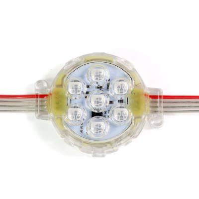 China HOTEL/Building Amusement Ip65 50Mm Accessible Pixel Waterproof RGB Module 24V Smd5050 Led Dot Lights for sale