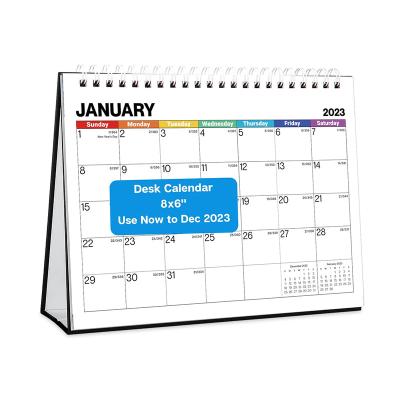 China Table Calendar Perfect Size for Home or Office Desk Table Flip Calendar 2022 Easel Small 2023 Stand Up Desk Calendar for sale