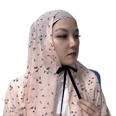 China European American Hot Goods Soft Instant Chiffon Hijab Printed Muslim Ladies Scarves Fashion Spring Shawls for sale