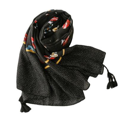 China New European American Design Printed Scarf Designer Head Scarves Luxury Classic Scarf For Women Muslim Shawls for sale