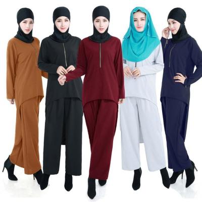 China Wholesale Luxury Soft Comfortable Muslim Clothing Women Prayer Dress Solid Color for sale