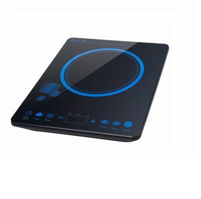 China Commercial Black Crystal Dish Induction Cooker 2000W Cb Ultra Slim Thin Ce 220V for sale