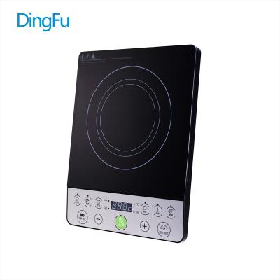 China 2000W Hotel CB Plate Induction Cooker CE Polished Black Crystal Cheapest Price Induction Cooker Spare Parts for sale