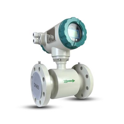 China Liquid PTFE/PFA/F46/Neoprene/Polyurethane Liquid Electromagnetic Water Flow Meter RS485 Price for sale