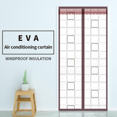 China Modern Water And Oil Proof Eva Door Cover Magnetic Plastic Door Curtain Windproof Screen for sale