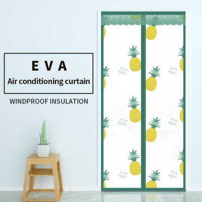 China Modern Magnetic Thermal Insulated Curtain Door 36*96 EVA Magnetic Screen Door for Air Conditioner Heater Room Home Kitchen for sale