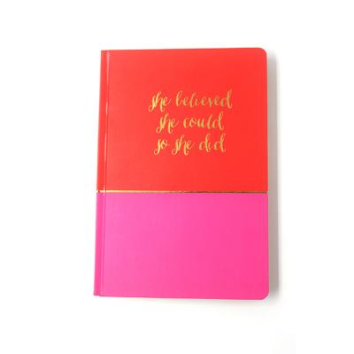 China Pink Soft Paper Sheets Kawai Logo Pastel Journal Hardcover Notebook Custom 2022 Hardcover Notebook 96 Cover for sale