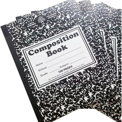 China Printed Composition Book Office School Paper Home Office Notebook Students Notebook for sale