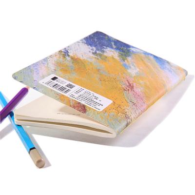 China Cute Custom Printed Professional Promotional Stitched Tied Notebooks With Logo Printing for sale