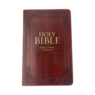 China Custom Promotion Fashion PU Cover Coloring Bible Printing Book With Printing Service for sale