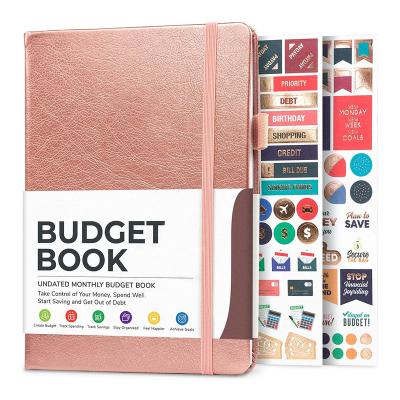 China Eco- Friendly Paper Art Paper Budget Books Planner with Stickers Financial Notebook Planner for sale