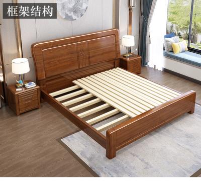 China Comfortable Custom Design Luxurious French Modern MDF Storage Bed Fabric Velvet for sale