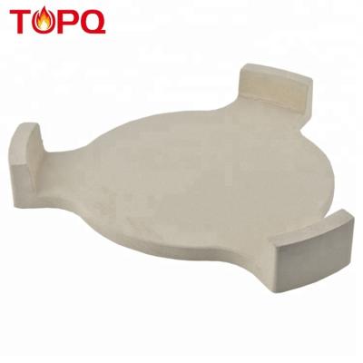 China Wholesale Corrosion Resistance Ceramic Long Kamado Leg Plate Accessory Setter for sale