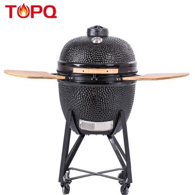 China Adjustable Size Topq Tandoor Clay Oven 23 Inch Ceramic BBQ Grill for sale