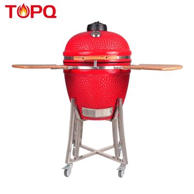 China Hot sale 21inch adjustable height TOPQ kamado portable charcoal oven BBQ for sale