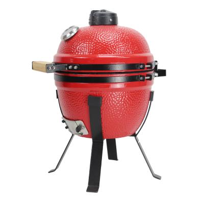 China TOPQ Adjustable Height Adjustable Height Easily Cleaned Mini Kamado Grill BBQ Smoker for sale