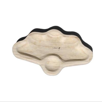 China Europe Hot Sales Rustic Home Decor Wooden Table Tray Jewelry Plate Wooden Tray for sale