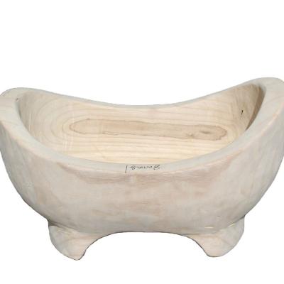 China Lighting Unique Design Hot Selling Small Decorative Wooden Snack Bowl for sale