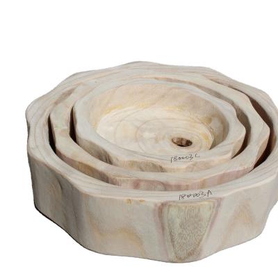 China Factory Supply Ignition Guaranteed Quality Price Suitable Candle Heart Wooden Bowl for sale