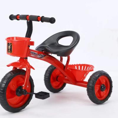 China Ride On Toy Baby Gift Double Seat Baby Tricycle With Push Handle Bike Baby Ride On Car for sale