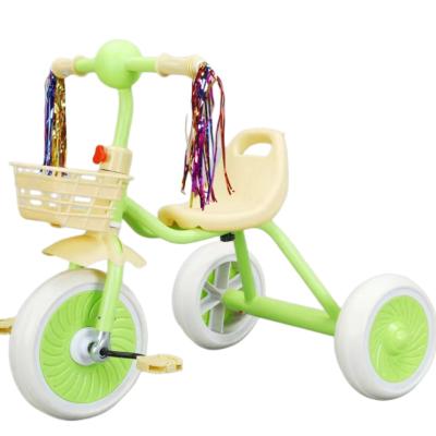 China Ride On Mini Toy 3 Wheel Pale Pink Tricycle Girls And Boy Kids Push Trike Wholesale Tricycle For 2-7 Years for sale