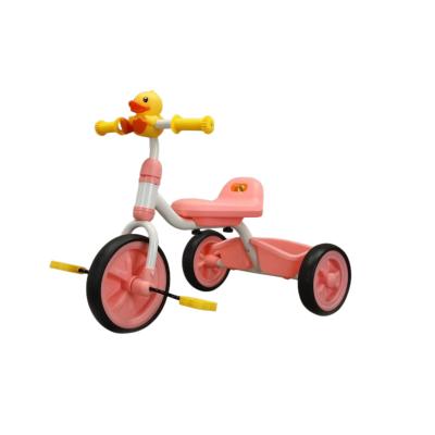 China Ride On Toy New Style Children's Tricycle High Quality Tricycle For Children Yellow Small Duck Children's Tricycle Pedal Bicycle Baby for sale