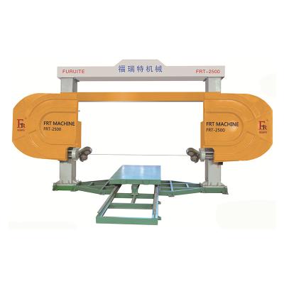 China Building Material Stores Machinery FRT-2500 CNC Diamond Stone Wire Saw Stone Cutting Forming Mono Wire Saw Stone Cutting Machine for sale