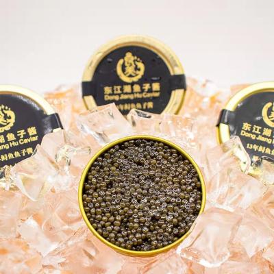 China Fresh Sturgeon Caviar Black Caviar 10g Canned Caviar For Food for sale