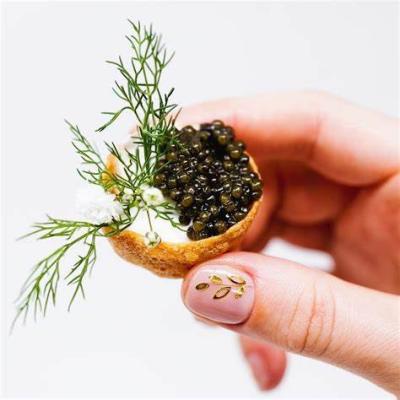 China Fresh Sturgeon Caviar Black Caviar 10g Canned Caviar For Food for sale