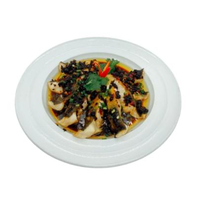 China Biggest Selling Fresh Professional 375g Liangmei Dongjiang Lake Steamed Belly Fish With Bean Black Sauce for sale