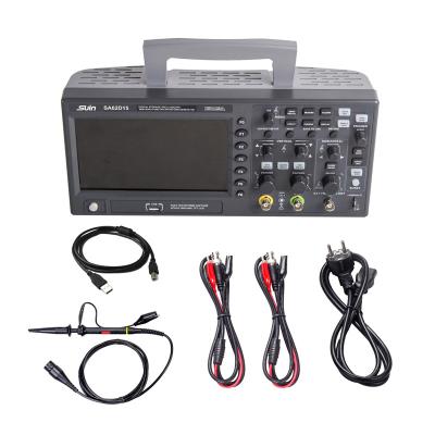 China Low Price Suin SA62D15 Portatil 150MHz 2 Channel 220v Digital Storage Oscilloscope SA62D15 for sale