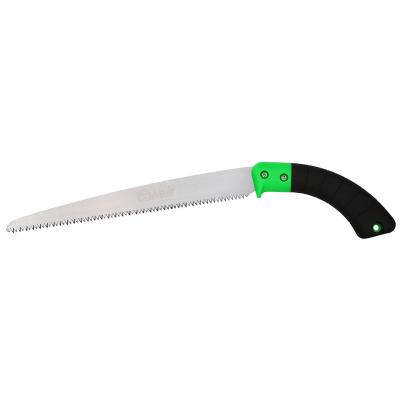 China Stock OEM ABS Tpr Wooden Proper Handle Sk5 Blade Garden Pruning Hand Saw for sale