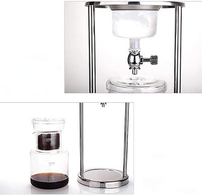 China KLP Stainless Steel Stocked Ice Pot Brew Cold Drip Coffee Maker for sale