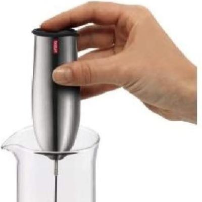 China KLP Viable Electric Handheld Cappuccino Coffee Maker Stainless Steel Battery Operated Milk Frother Milk Frother for sale