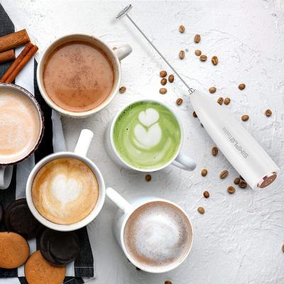 China Electric Coffee Frother KLP Milk Nespresso Cappuccino Pitcher Coffee Jug Spoon Frother Viable Steamer Cup for sale