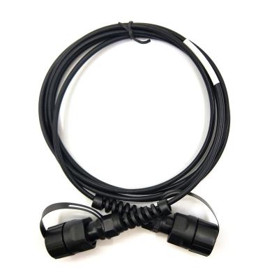 China audio & FullAXS Video Outdoor Connector FTTA SC MPO FIBER OPTICAL CABLE / IP67 Fullaxs-LC-10M-SM ODVA LC for sale