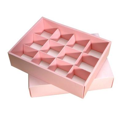 China Recyclable Bakery Chocolate Shop Packaging Paper Gift Box Luxury Collapsible Chocolate Candy Sweet Box for sale