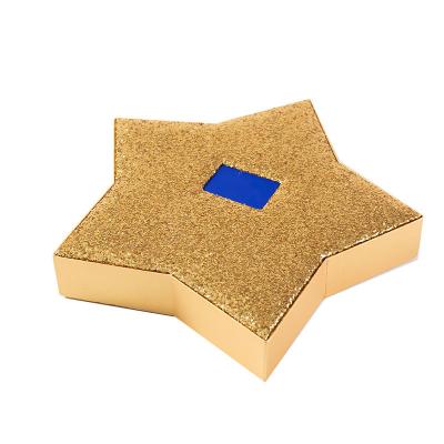 China Recycled Materials Modern Style Star Shape Elegant Noble Gift Packing Crate Hat Boxes for sale