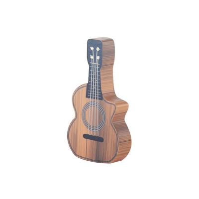 China Modern Recycled Materials Popular Music Style Guitar Shape Paper Boxes Creative Gift Packing Box for sale