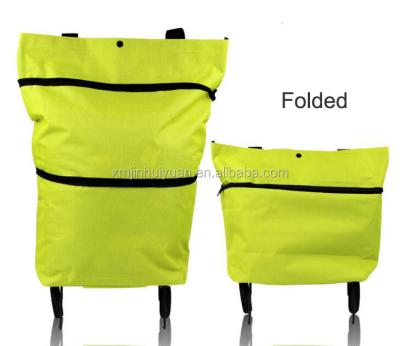 China Eco Friendly Eco - Friendly Non Woven / Reusable Oxford / Canvas Trolley Foldable Shopping Bag for sale